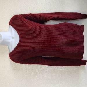 HWA APPAREL KNIT KNOT SWEATER SIZE L